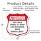 Signmission 24 Hour Surveillance Shield Sign Attenti, 12 Inch X 12 Inch, Plastic Sign SHI-P-12-352 - alternate 4
