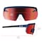 Ergodyne Matte Blue Frame High Contrast Red Mirror Lens Safety Glasses, AFAS Color Enhancing Mirror Lens AEGIR-AFAS-HCMI - alternate 3