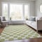 Homeroots 5' X 8' Sage And Ivory Polka Dot Washable Indoor Outdoor Area Rug 614864 - alternate 3