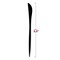 Smarty Had A Party Solid Black Moderno Disposable Plastic Dinner Knives (480 Knives), 480PK 9330-BKN-CASE - alternate 2