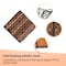 Edendirect 1 ft. x 1 ft. Acacia Wood Interlocking Deck Tile in Mocha Straight Grain, 10 sq. ft. per Box ED-W2391P160129 - alternate 4