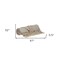 Homeroots 52" X 67" Beige and Black Woven Cotton Striped Throw Blanket with Tassels 476211 - alternate 4