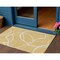 Homeroots 3' X 5' Gold And Ivory Abstract Washable Indoor Outdoor Area Rug 597475 - alternate 1