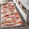 Jonathan Y Contemporary POP Modern Abstract Brushstroke Ivory/Pink 2 ft. x 8 ft. Runner Rug CTP101A-28 - alternate 1