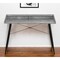 Homeroots 47" Gray and Black Wood and Metal Parsons Computer Desk 489842 - alternate 4