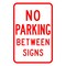 Sign Solutions Usa Parking Sign, 12 in W, Aluminum Sign, White DCS12DWT1218CUS00143 - alternate 1