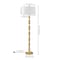 Jonathan Y Jaxon 62.5" Traditional Glam Metal LED Floor Lamp, Gold Painting JYL4031A - alternate 3