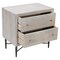 Homeroots 28" Ivory Solid Wood Two Drawer Nightstand 488761 - alternate 2
