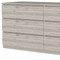 Homeroots 60" Light Gray Four Drawer Double Dresser 478264 - alternate 3