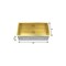 Homeroots 10in X 33in Gold Stainless Steel Undermount Kitchen Sink 719941 - alternate 5