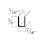 Brunner Aluminum U Channel 5/8" x 7/16" x 1/16", Fits 5/16", 6063-T5 (C21007), 12 Foot Satin Anodized C21007 S12 - alternate 2