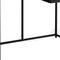 Homeroots 42" Black and White Wood and Metal Sled Computer Desk 489828 - alternate 2