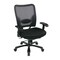 Space Seating 75 Series Big & Tall Double AirGrid Back and Fabric Seat Chair, Black/Black 75-7A773-231 - alternate 3