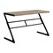 Homeroots 48" Taupe and Black Computer Desk 333493 - alternate 1