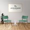 Leisuremod Marilane Velvet Accent Chair with Metal Frame, Turquoise, 2PK MA29BU2 - alternate 3