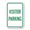 Signmission Visitor Parking, Heavy-Gauge Aluminum Rust Proof Parking Sign, 18" x 24", A-1824-24689 A-1824-24689 - alternate 1