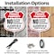 Signmission Private Property Shield Sign No Soliciti, 6 inch X 6 inch, Plastic Sign, 2PK SHI-P-2PACK-6-451 - alternate 2