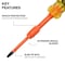 Klein Tools 6-in-1 Insulated Auto-Lock Screwdriver 32306INS - alternate 4
