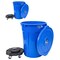 Magnum Tool Blue 55 Gallon Trash Can Set, Trash Can, Quiet Dolly, and Reinforced Lid, 2 Set CMTC-CLD0-55B02 - alternate 1