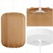 Jonathan Y Aurelia 13.75" 1-Light Scandinavian Japandi Adjustable Lantern Metal w/Ribbed Cocoon Capsule Shade L JYL4207D - alternate 3