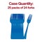 Smarty Had A Party Blue Disposable Plastic Party Forks, 600PK 410F-B-CASE - alternate 2
