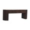 Homeroots 49in Brown Solid Wood Storage Bench With Cabinet 718237 - alternate 3
