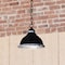 Vaxcel Sheffield 1L 10-in. W Dark Bronze and Gray Farmhouse Dome Pendant Light P0367 - alternate 3