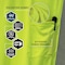 Ergodyne M Lime Class 3 Hi-Vis Long Sleeve Shirt Black Bottom 8371BK - alternate 3