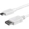 Startech.Com USB C TO DISPLAYPORT 1.2 CABLE W/4K 60HZ/HBR2/5.1 AUDIO/HDCP 2.2/1.4 - INTEGRATED VIDEO ADAPTER MIN CDP2DPMM1MW - alternate 1
