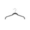 Nahanco 9in x 16in Black Slimline Velvet Shirt Hanger w/ Notches, 100PK HSL17NB - alternate 1