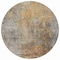 Homeroots 8' Gray Silver And Charcoal Round Abstract Washable Indoor Outdoor Area Rug 577651 - alternate 3