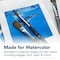 Princeton Aqua Elite Angle Shader Brush, Synthetic Bristles, Short Handle Watercolor, Size 1/2 inch, 2PK P4850AS050 - alternate 4