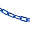 Mr. Chain 2" x 100' Sky Blue Plastic Safety Chain 50024-100 - alternate 1
