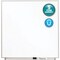 Quartet Magnetic Board, 23"x23", White, Aluminum M2323 - alternate 1