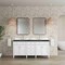 James Martin Vanities Brittany 72" Double Vanity in Bright White, w/ 3 CM Phantome Eclos Top 655-V72-BW-3PHT - alternate 2