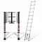 Wrightmaster 10.5 ft. Portable Steel Extension Ladder with Non-Marring Feet, 330 lbs. Capacity Zoro3.2M - alternate 1