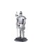 Homeroots 17" Silver Metal Hand Painted Figurine Tabletop Sculpture 364188 - alternate 6