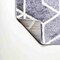 Jonathan Y Tumbling Blocks Modern Geometric Gray/White 2 ft. x 8 ft. Runner Rug SEU101F-28 - alternate 2