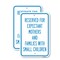 Signmission Reserved For Expectant Mothers And Families With S, 18'' X 24'' 2 Signs, Heavy Gauge Aluminum, 2PK A-1824-2PACK-24800 - alternate 1