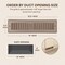Sierra Grates 4 in. H X 14 in. W 2-Way 45 Degree Louvered, Steel, Metallic Bronze Toe Space Grille TSG414-BRN - alternate 2