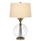 Homeroots 31" Bronze Metal Globe Table Lamp With White Empire Shade 524715 - alternate 4