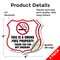 Signmission No Smoking Shield Sign This Is A Smoke F, 4 inch X 4 inch, Vinyl Decal, 2PK SHI-D-2PACK-4-402 - alternate 2