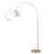 Jonathan Y Nora 71" Coastal Vintage Iron LED Floor Lamp, Brass Gold/White JYL3089A - alternate 5
