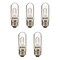 Bulbrite Mini 100w T8 Medium Screw Base E26 Clear Dimmable Soft White 2900K Halogen Light Bulb, 5PK 861993 - alternate 1