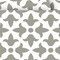 Homeroots 8" X 8" Sage Gray Fleur Removable Peel and Stick Tiles 400399 - alternate 2