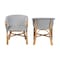 Bali & Pari Max Natural Rattan Dining Bistro Chair 269-2PC-14773-ZORO - alternate 2