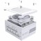 Lian Li 850W 80 Plus Gold SFX Modular Power Supply, White SP850 WHITE - alternate 5