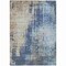 Homeroots 3' X 5' Navy Blue And Taupe Abstract Washable Indoor Outdoor Area Rug 587242 - alternate 3