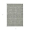 Homeroots 5' X 8' Cream and Tan Floral Washable Non Skid Indoor Outdoor Area Rug 564324 - alternate 3