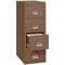 Fireking 4 Drawer, 2 Hr Fire & Impact Rated, Vertical, 32" depth Legal Tan 4-2157-2TN - alternate 2